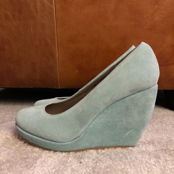 Suede wedge heel - Picture 1 of 6